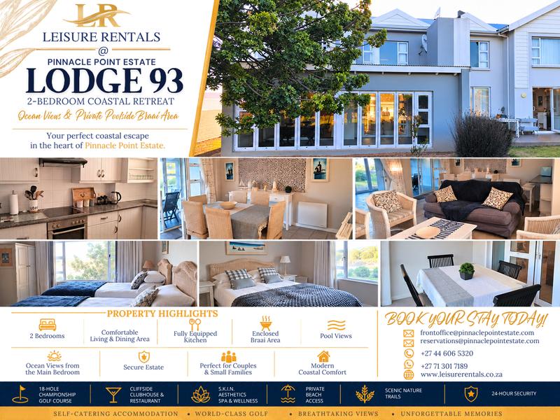 2 Bedroom Property for Sale in Pinnacle Point Golf Estate Western Cape